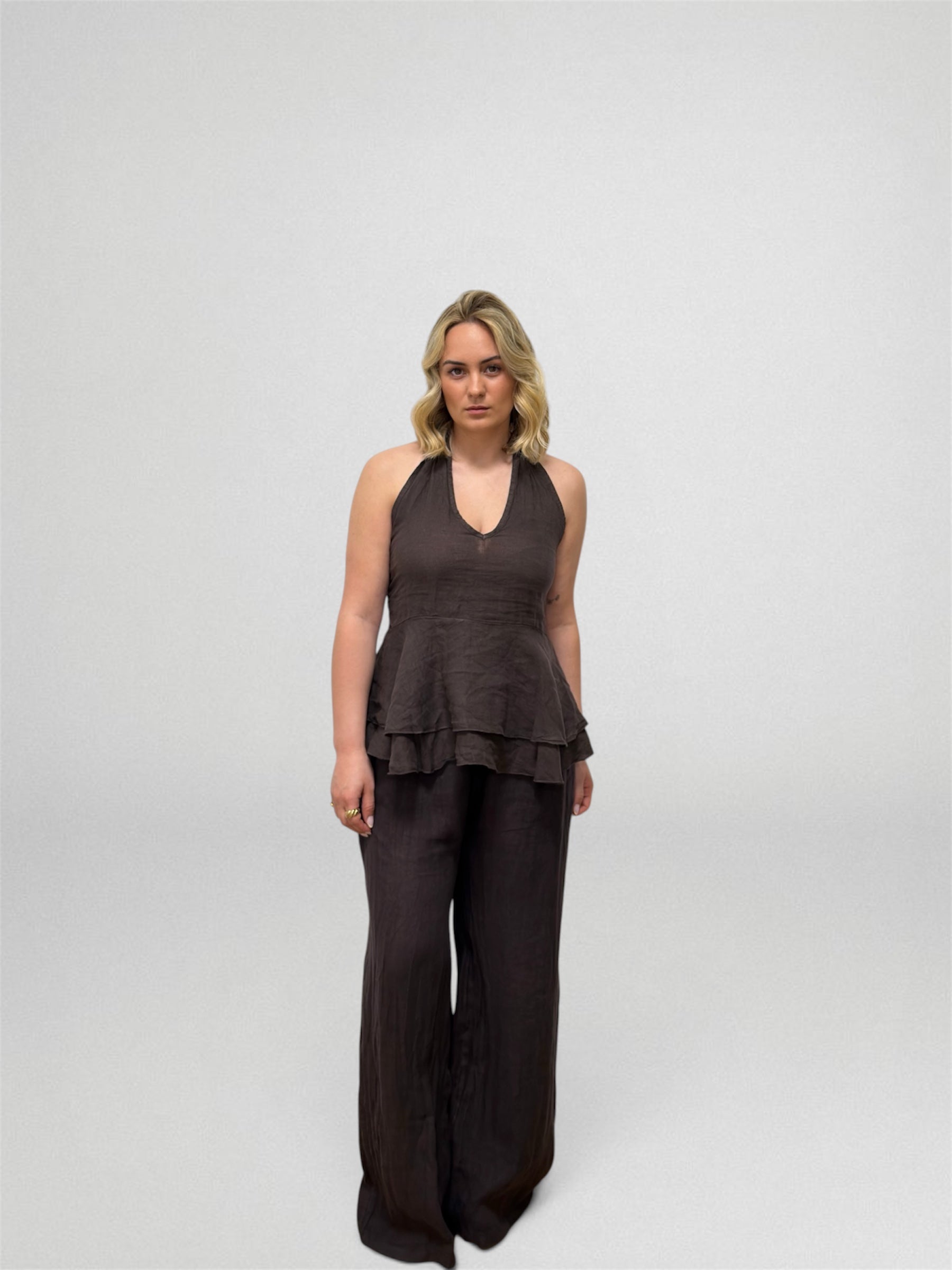 CONJUNTO MOCHA LINEN