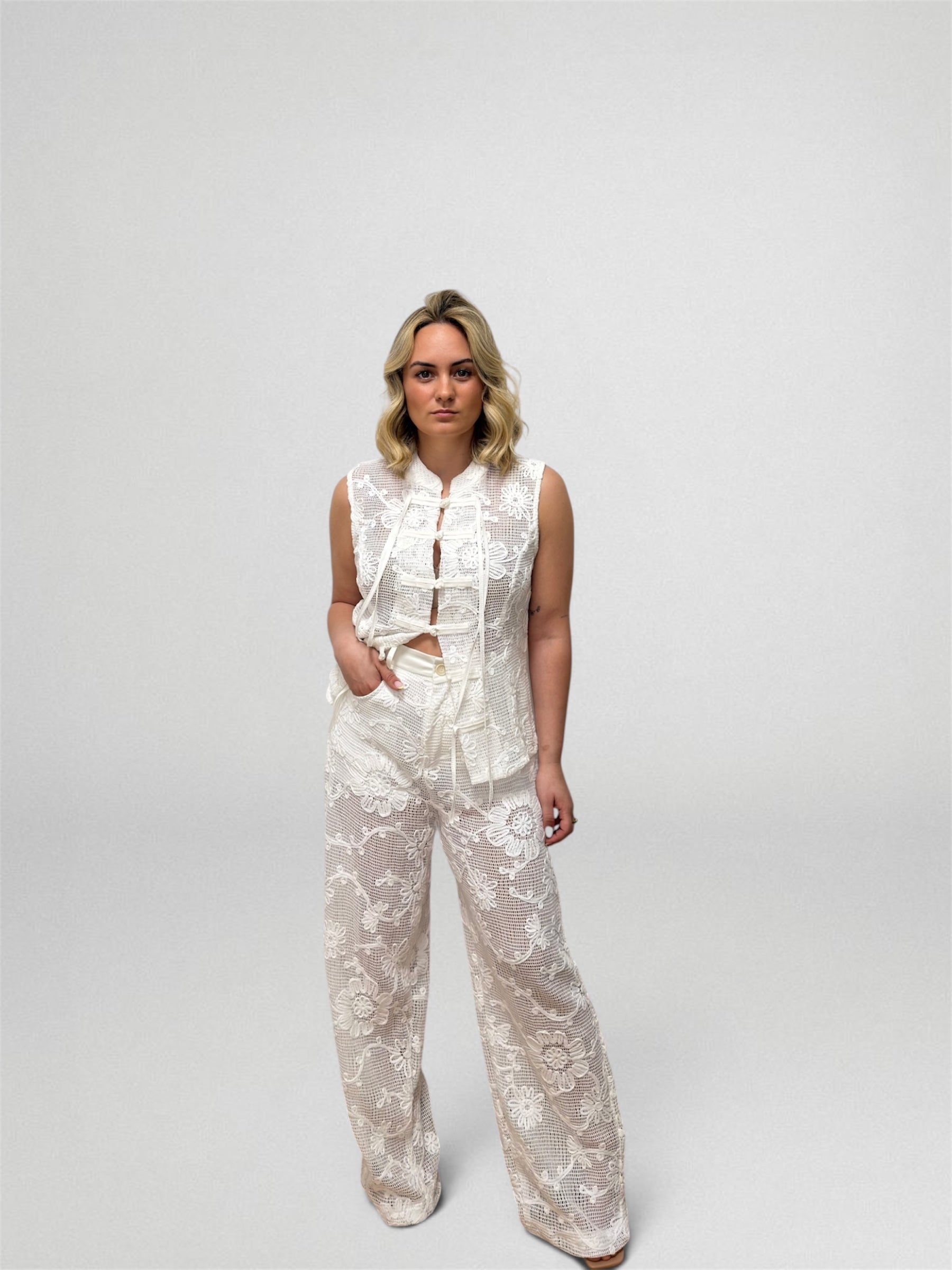 CONJUNTO IVORY BLOOM