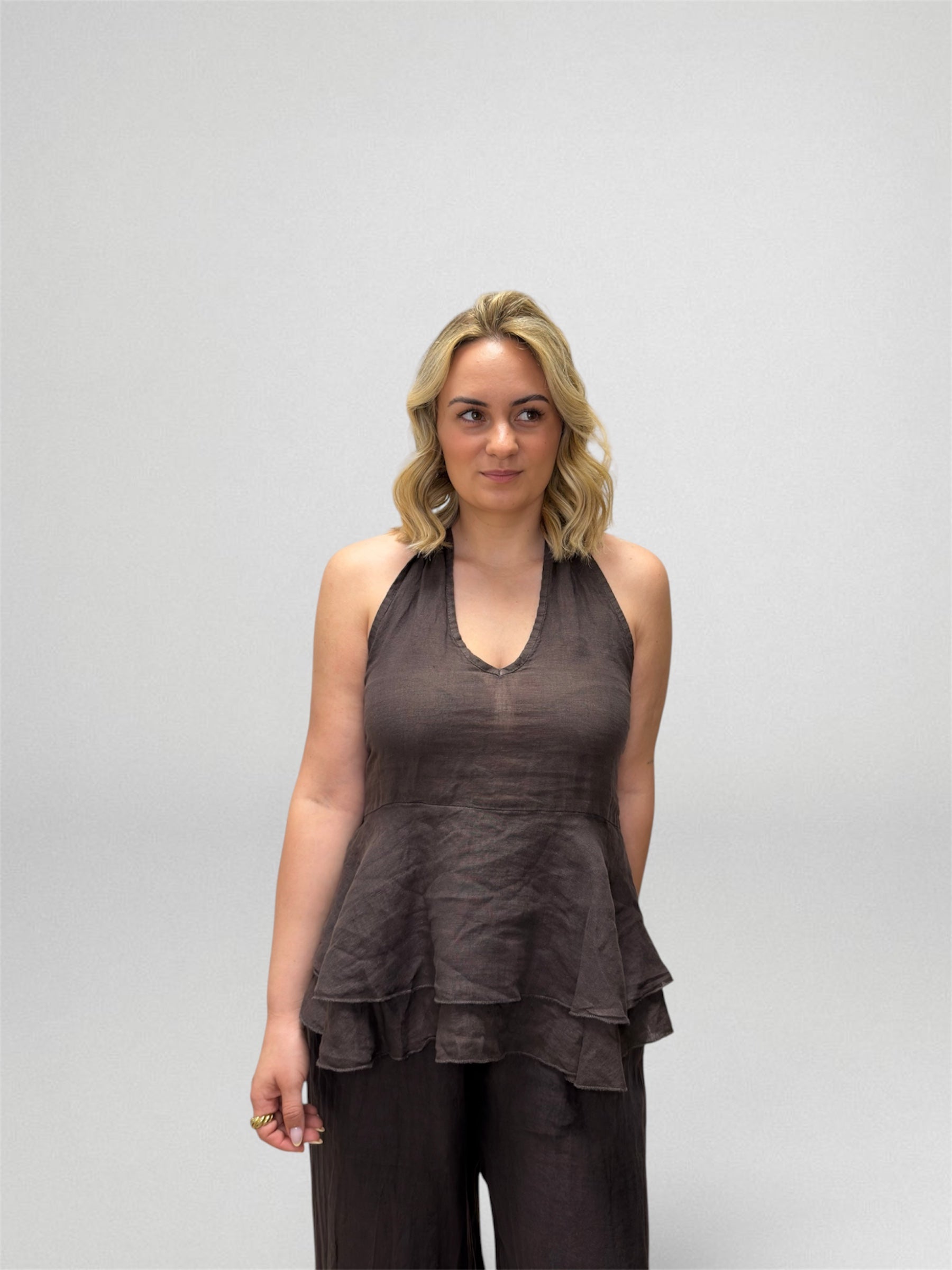 CONJUNTO MOCHA LINEN