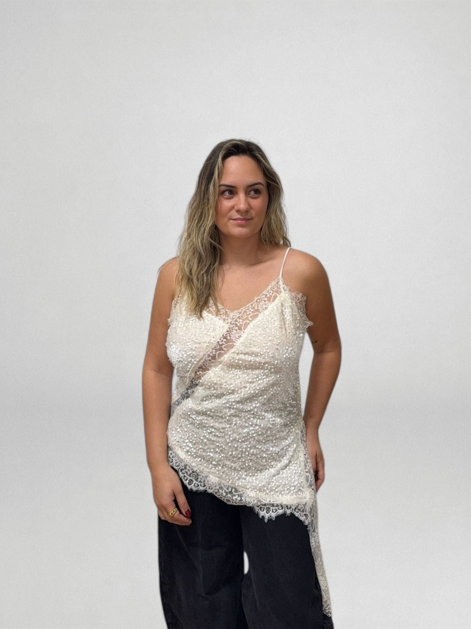 TOP LUMIÈRE LACE